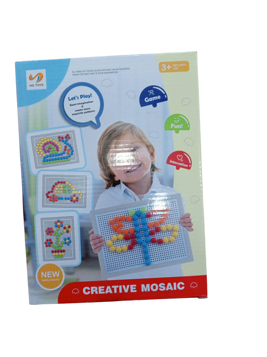 creative mosaic board toy