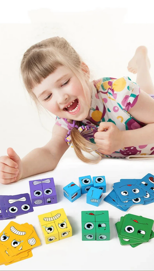 Custom Face Rubik's Cube Game – Fun & Personalized Gift