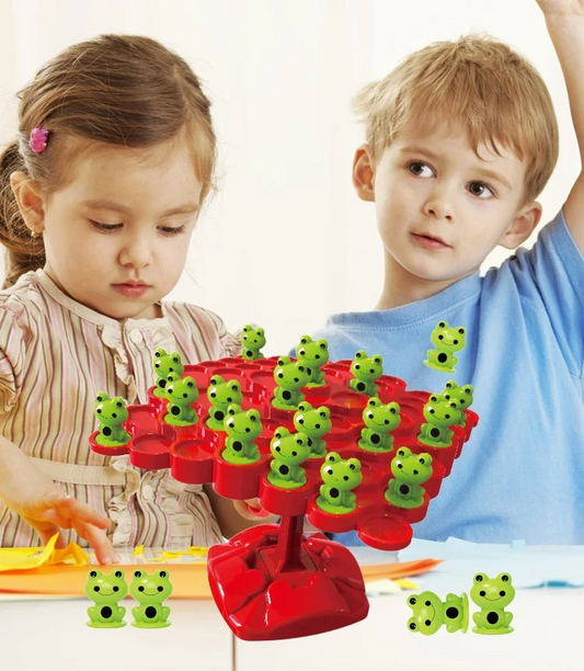 frog balance tree game