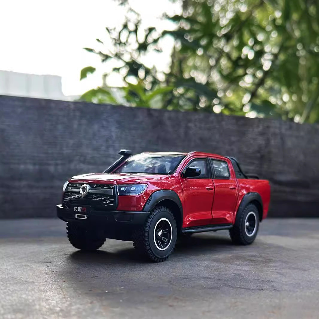 1:24 Alloy GWM Cannon Dala Pickup Toy – Die-Cast Model