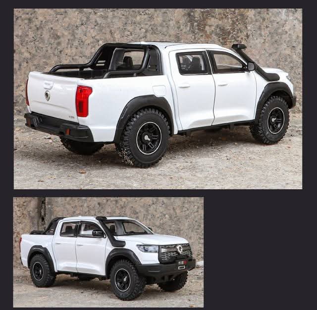 1:24 Alloy GWM Cannon Dala Pickup Toy – Die-Cast Model