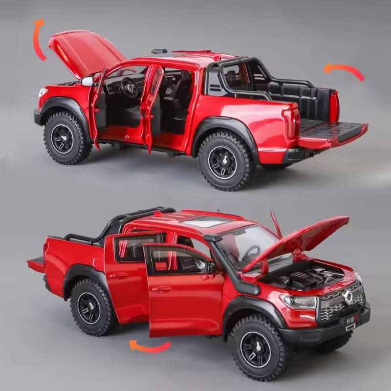 1:24 Alloy GWM Cannon Dala Pickup Toy – Die-Cast Model