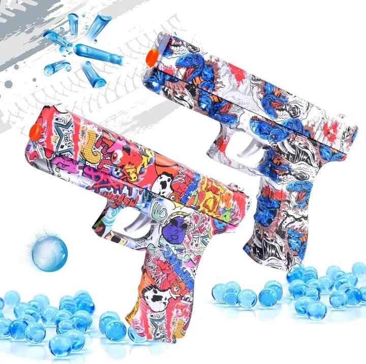Glock Blaster Gun – Small Orbeez Gel Blaster Graffiti Edition