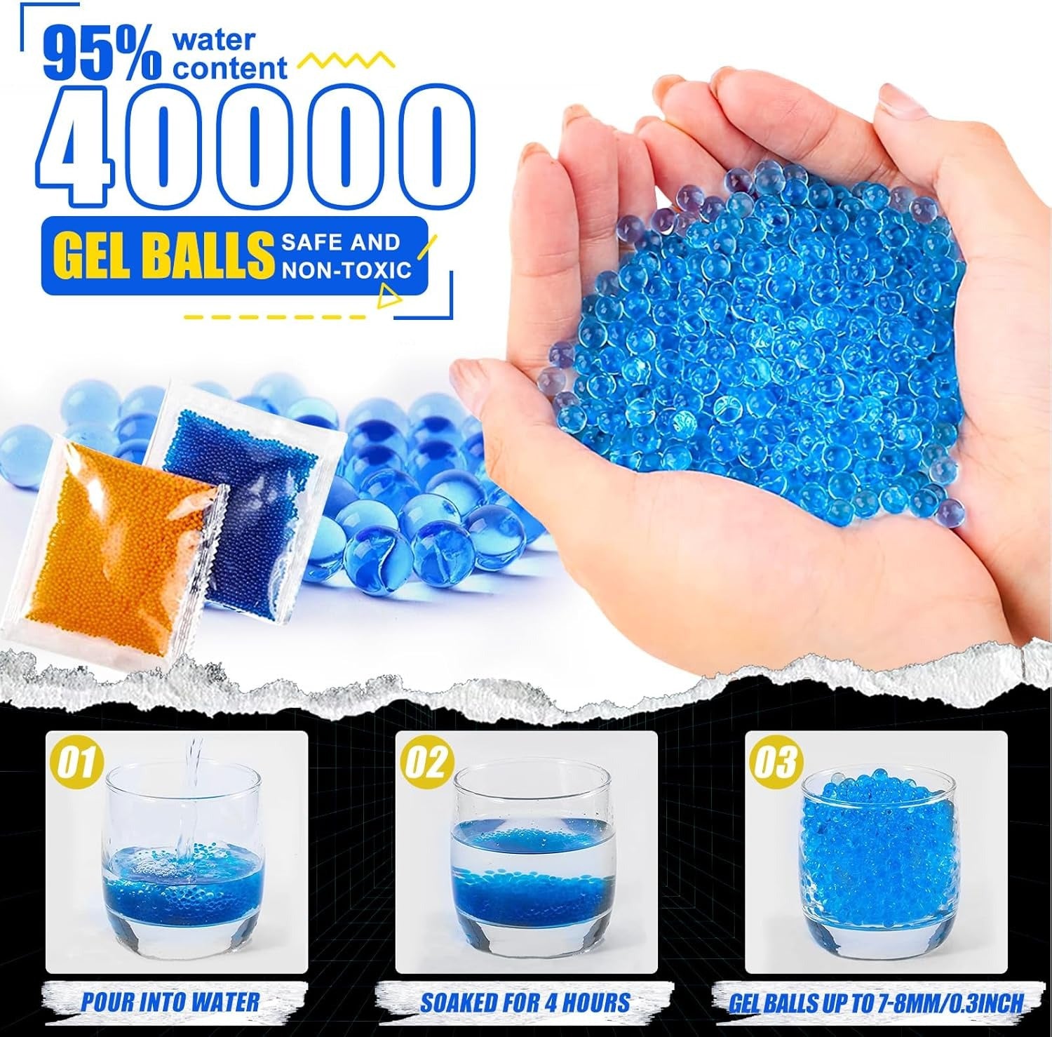 Glock Blaster Gun – Small Orbeez Gel Blaster Graffiti Edition