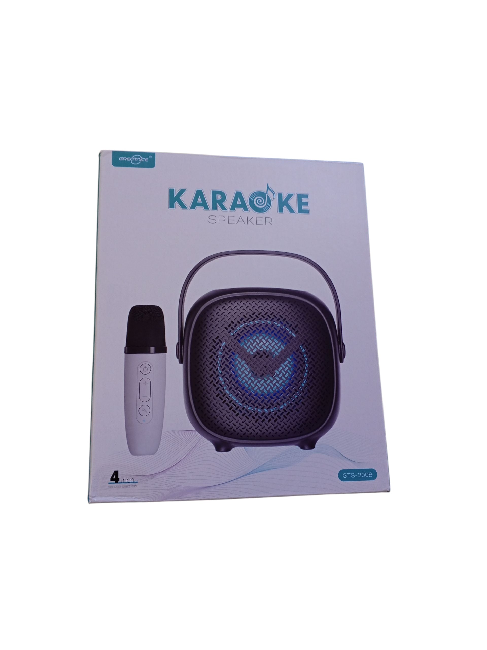 GTS 2008 Bluetooth Speaker with Wireless Karaoke Mic