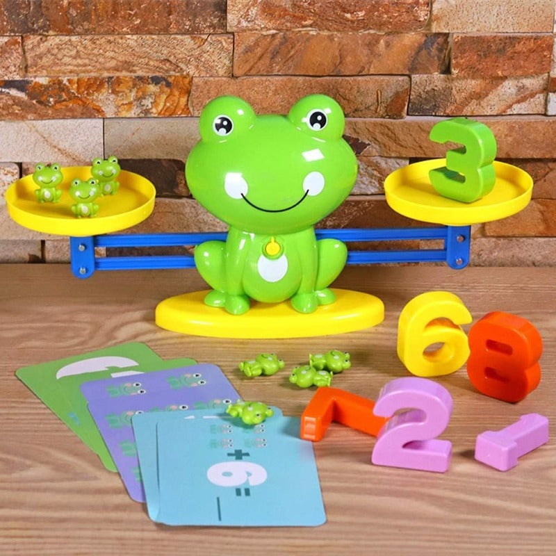 Frog Balance Game for Kids – Educational Math & Counting Toy with Weights (Libra Frog Balance Tree Game)