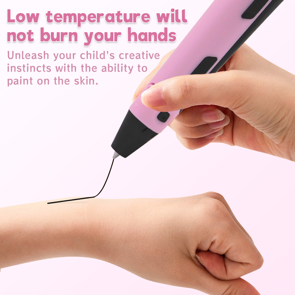 3D Pen Printer for Kids & Adults – Easy-to-Use 3D Drawing Pen with Adjustable Speed & Temperature | Includes Starter Filament