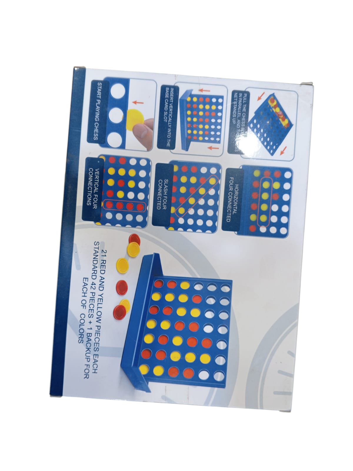 Connect for Kids – Portable 4-Line Board Game | Fun Strategy Game for Children & Families