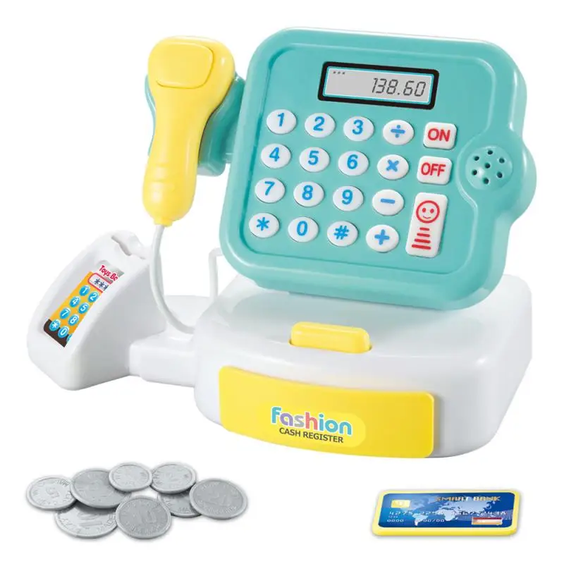 oy Cash Register with Scanner – Play Cash Register & Cashier Toy Set for Kids | Educational Pretend Play Set with Lights & Sounds