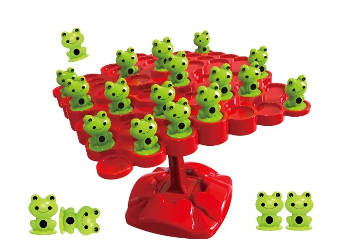 Balanced Tree Frog Game – Montessori Frog Balance Tree Toy for Toddlers & Preschoolers