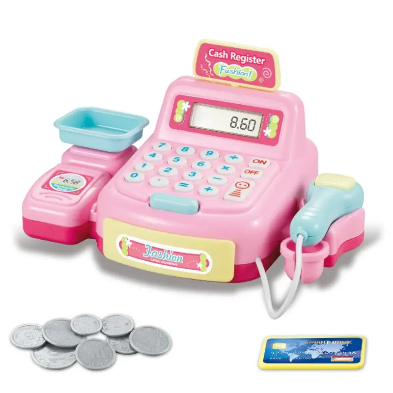 oy Cash Register with Scanner – Play Cash Register & Cashier Toy Set for Kids | Educational Pretend Play Set with Lights & Sounds