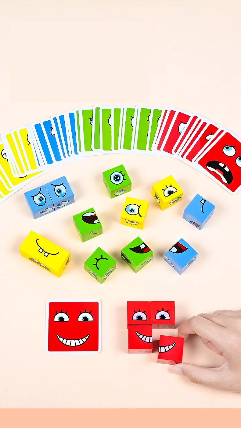 Custom Face Rubik's Cube Game – Fun & Personalized Gift