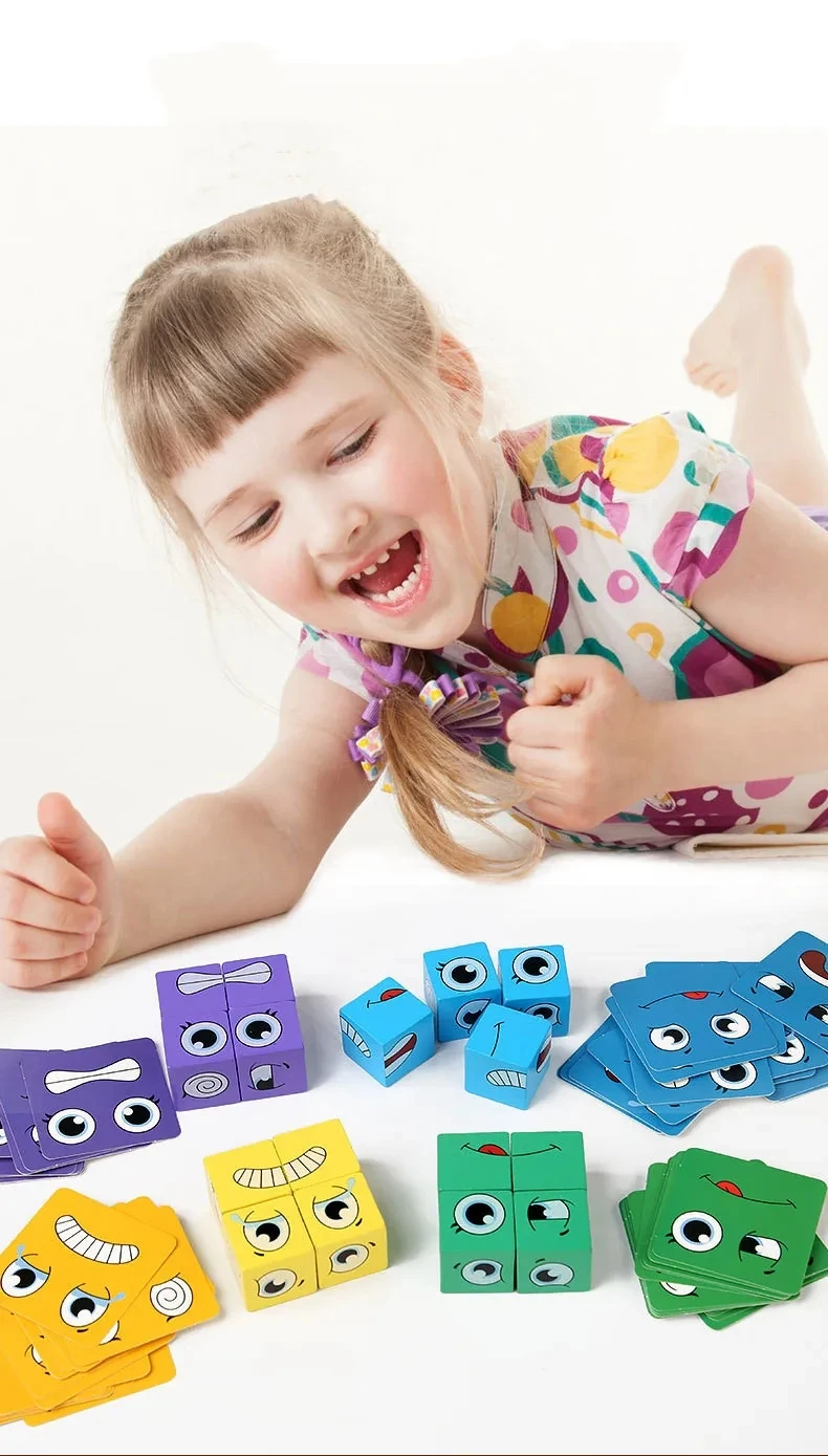 Custom Face Rubik's Cube Game – Fun & Personalized Gift