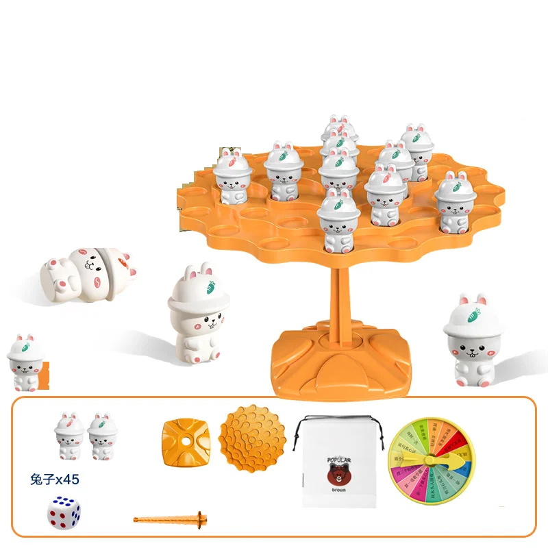 Balanced Tree Frog Game – Montessori Frog Balance Tree Toy for Toddlers & Preschoolers