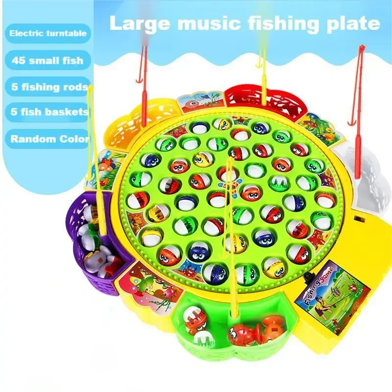 Children’s Fishing Toy Set – Magnetic Fish Catching Game with Rods & Floating Fish (Ages 3+)