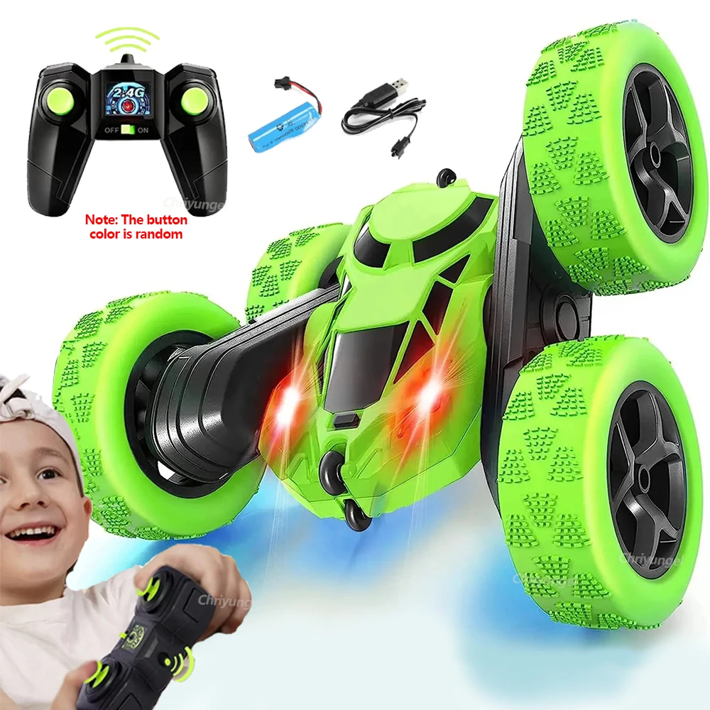 RC Stunt Car with Remote Control – 360° Spins & Flips Toy