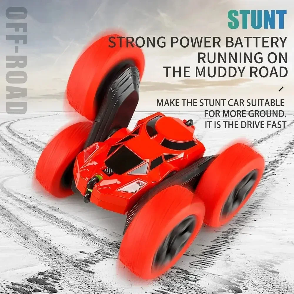RC Stunt Car with Remote Control – 360° Spins & Flips Toy