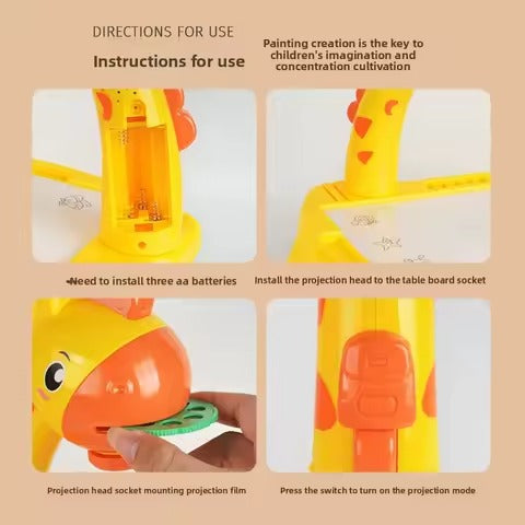 Projector Drawing Table for Kids – Projection Drawing & Learning Art Table with Light | Educational Art Projector Toy for Toddlers & Children