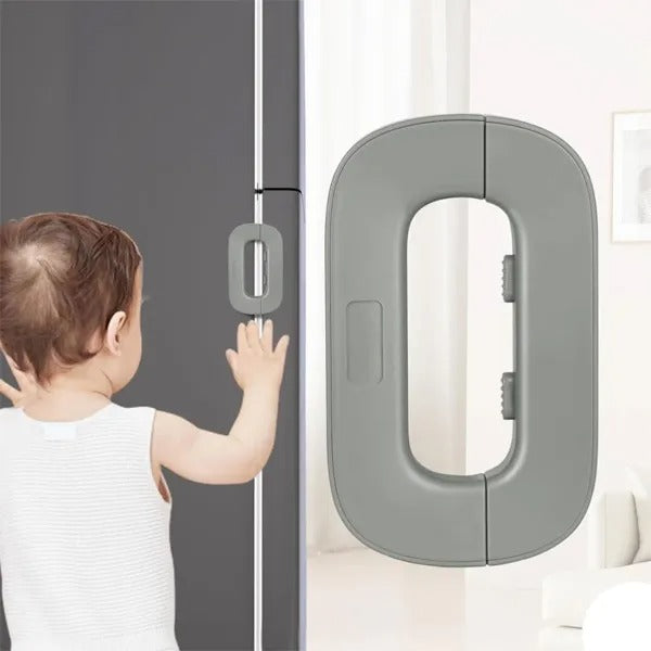 Fridge Door Lock for Kids – Safety Lock Clip with Strong Adhesive | Baby Proof Refrigerator Lock