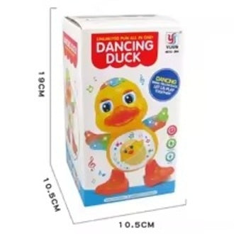 Dancing Duck Toy with Music, Sound & Flashing Lights | Real Action Moving Duck for Kids | Funny Dancing Duck Baby Toy