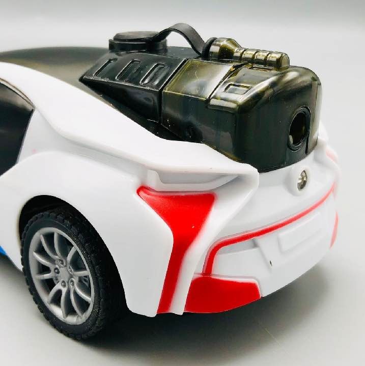 Rechargeable RC Spray Car with 3D LED Lights for Kids