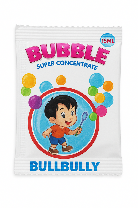 BUBBLE GUN LIQUID SACHETS