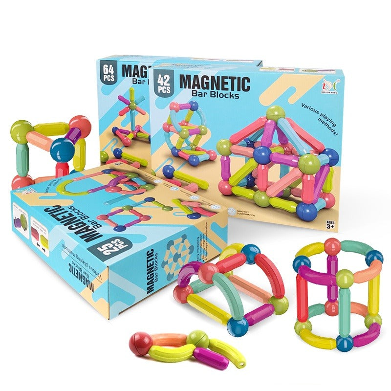 Magnetic Blocks for Kids – 25/36/42/64 PCS Magnetic Tiles Building Set for Toddlers & Preschoolers | STEM Educational Toy for Boys & Girls Ages 3+