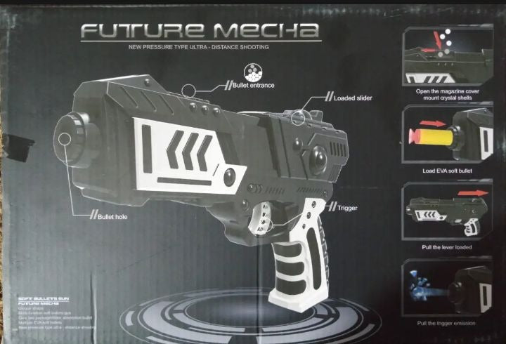 Mecha Action Blaster Toy Set – Transforming Battle Fun