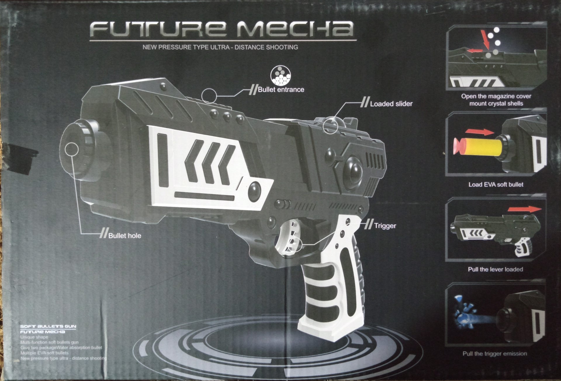 Mecha Action Blaster Toy Set – Transforming Battle Fun