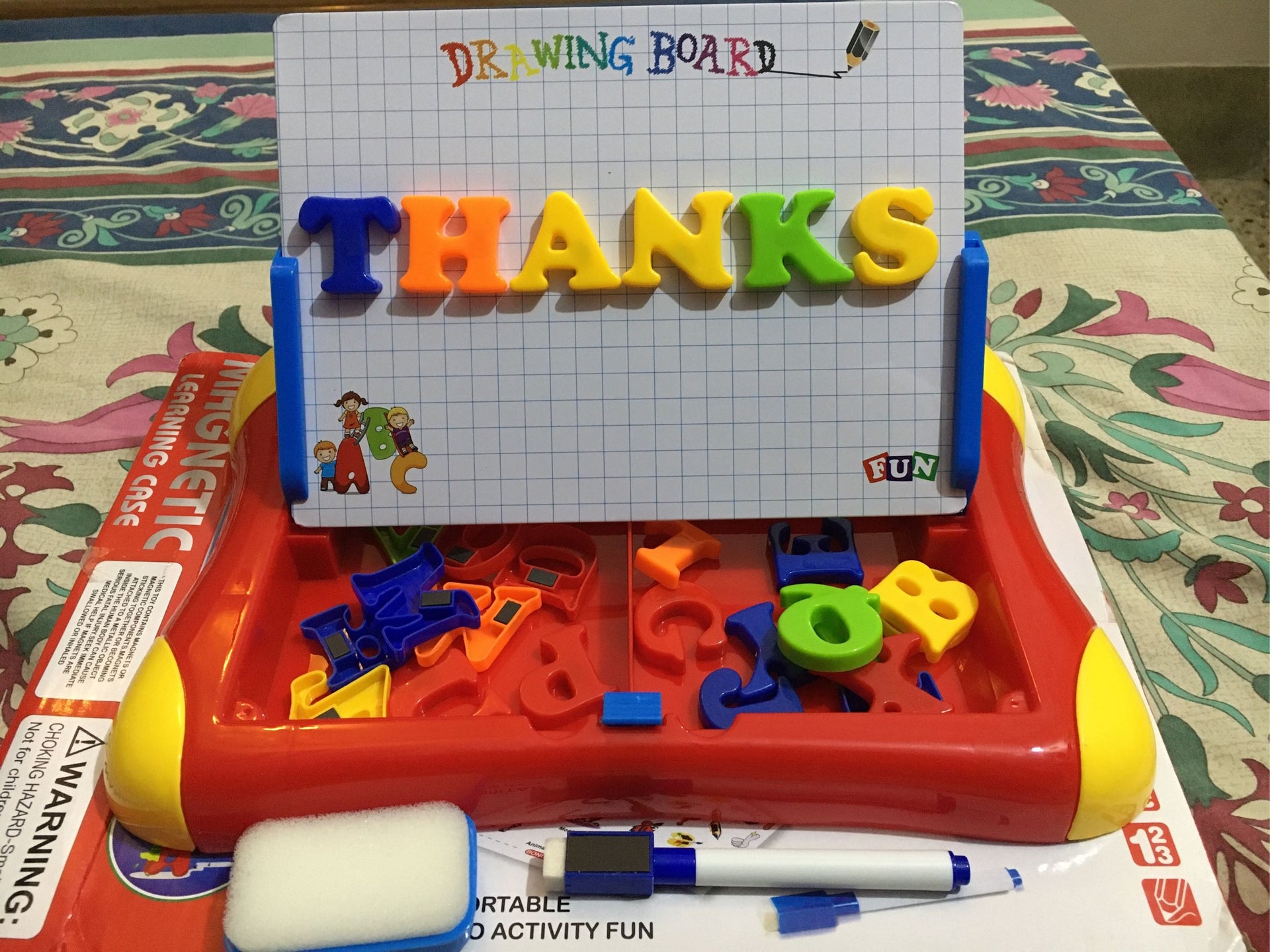 Magnetic Learning Case & Alphabet Board | First Classroom Learning Toy